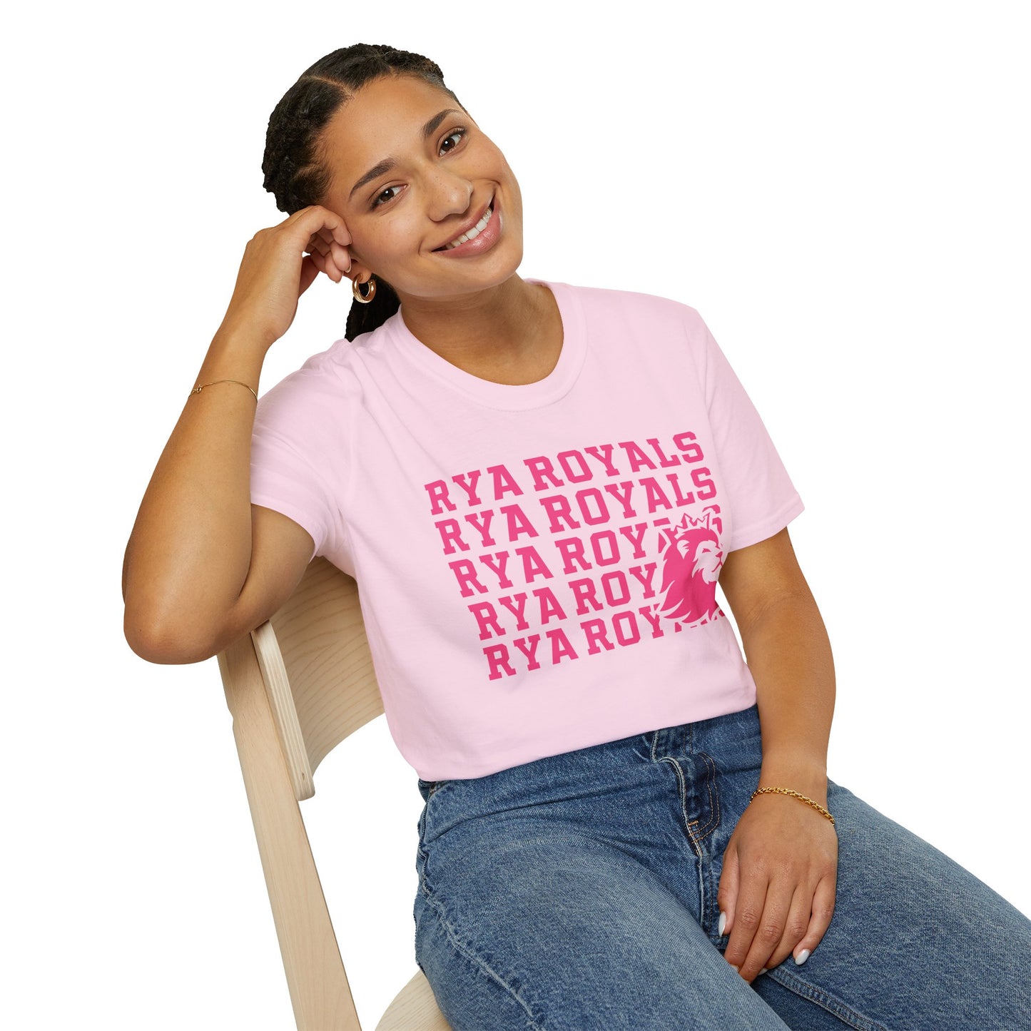 RYA Royals Lion Corner Pink-Out T-shirt