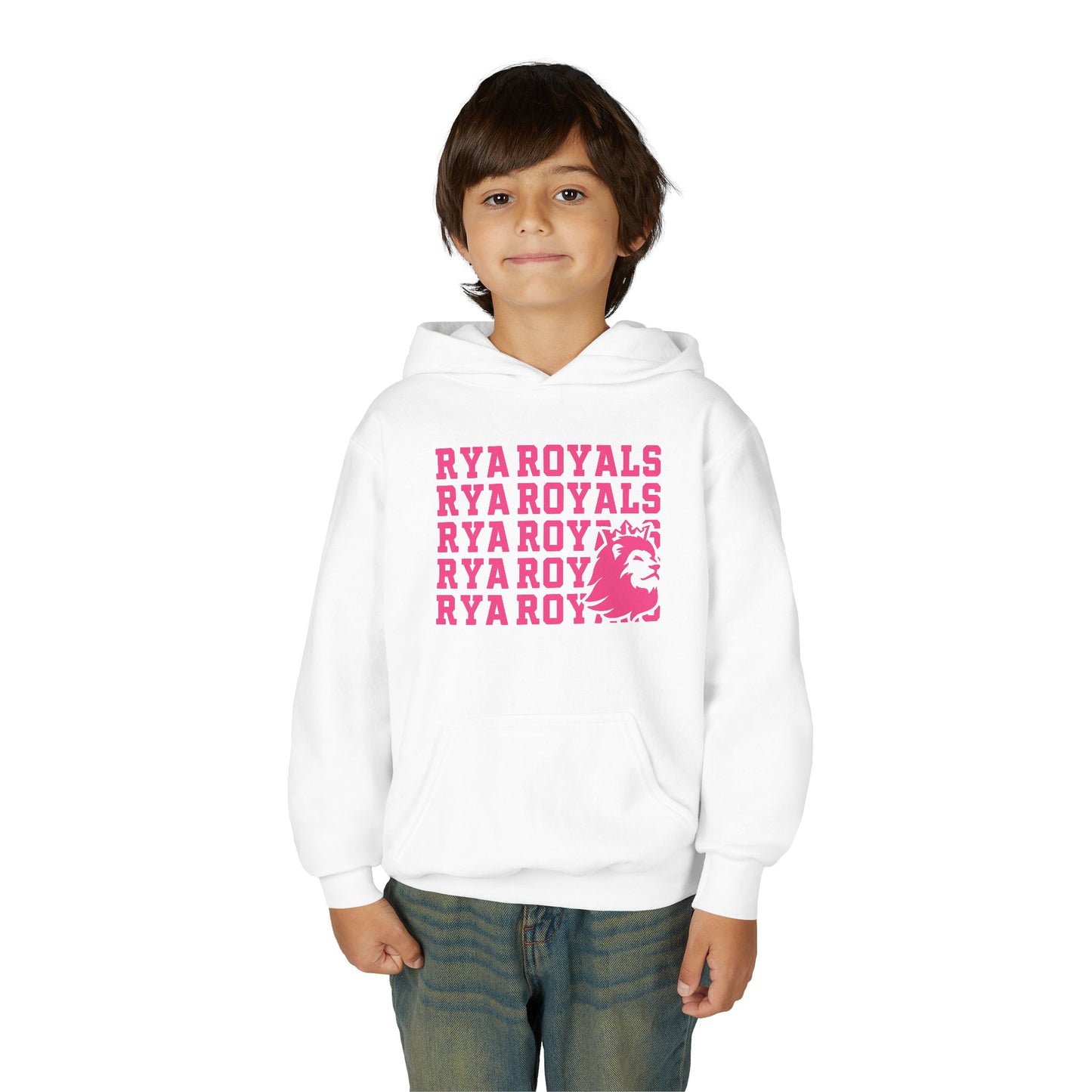 Kids RYA Royals Lion Corner Pink-Out Hoodie