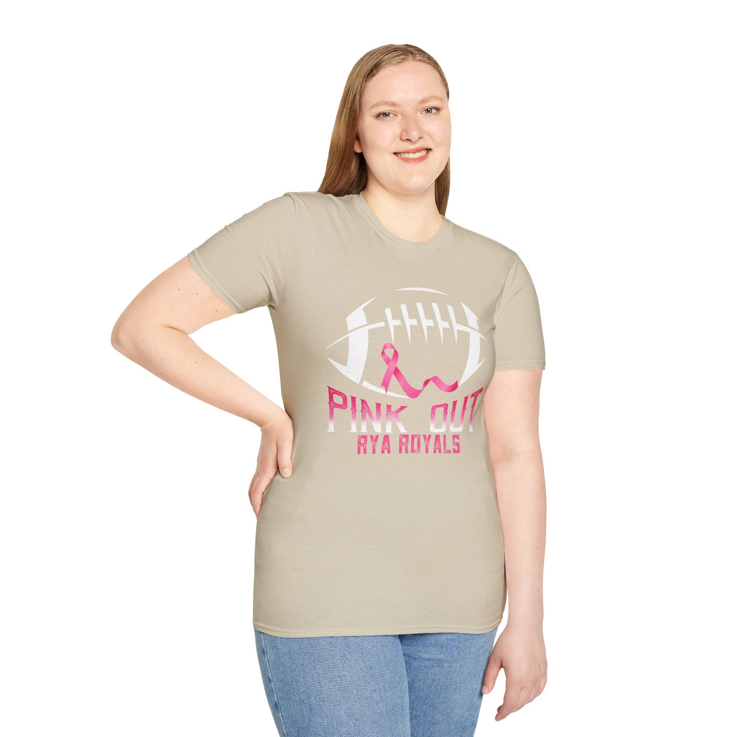 RYA Royals Football Pink-Out T-shirt