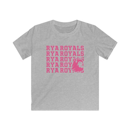 Kids RYA Royals Lion Corner Pink-Out T-shirt
