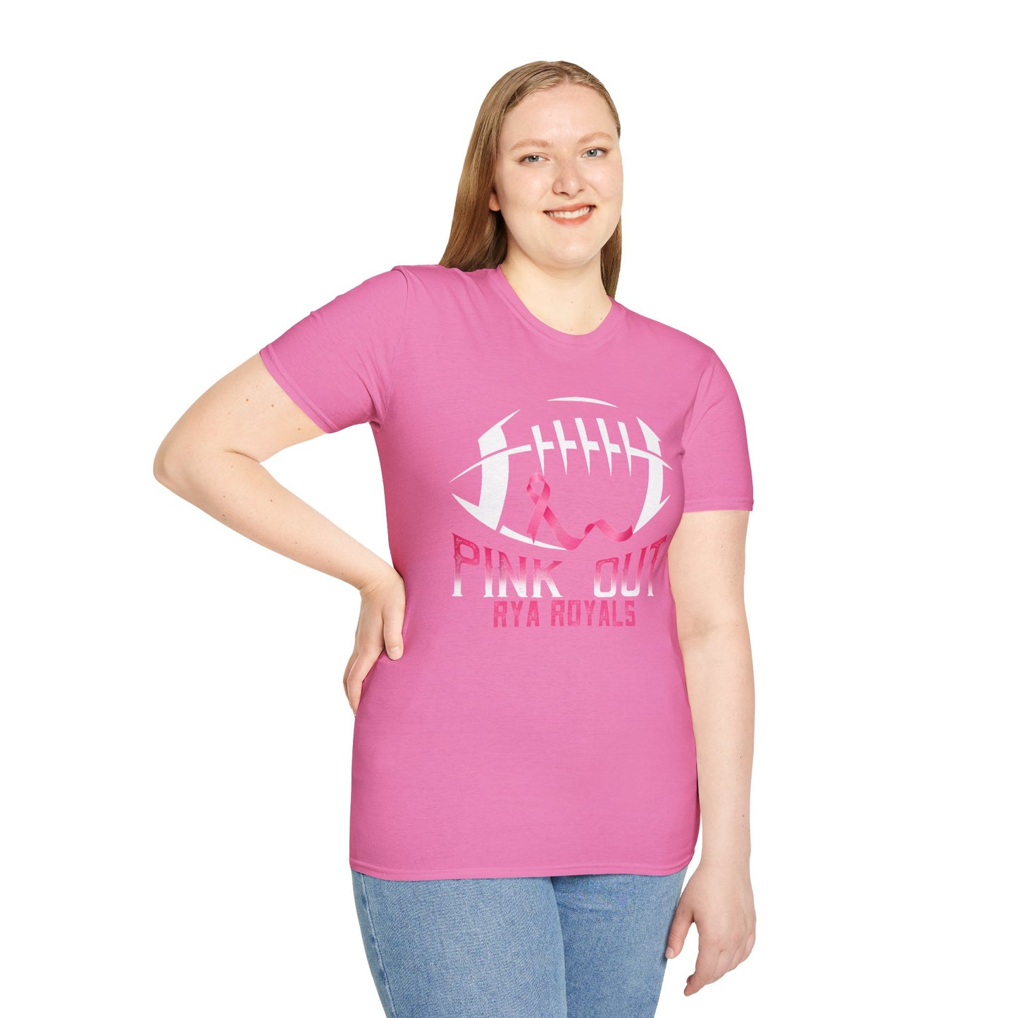 RYA Royals Football Pink-Out T-shirt