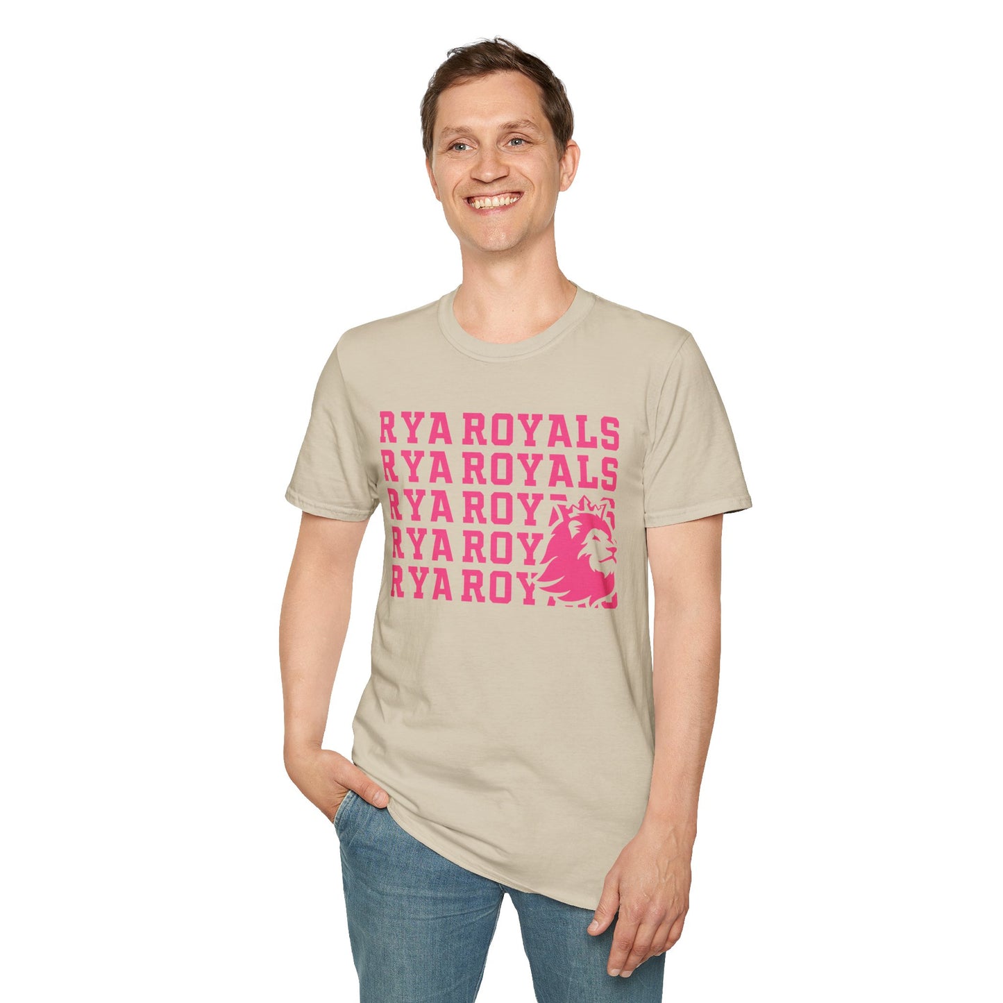 RYA Royals Lion Corner Pink-Out T-shirt
