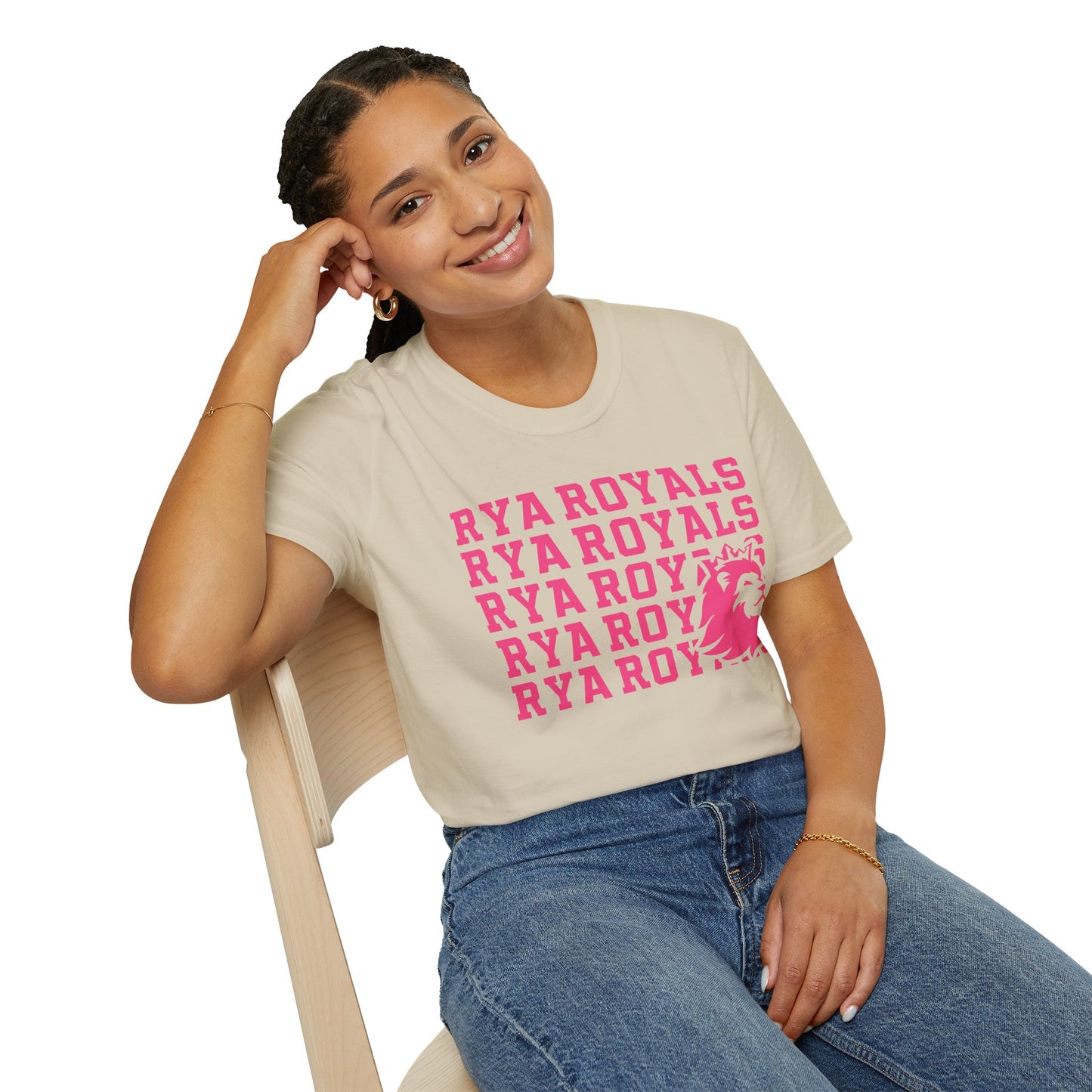 RYA Royals Lion Corner Pink-Out T-shirt