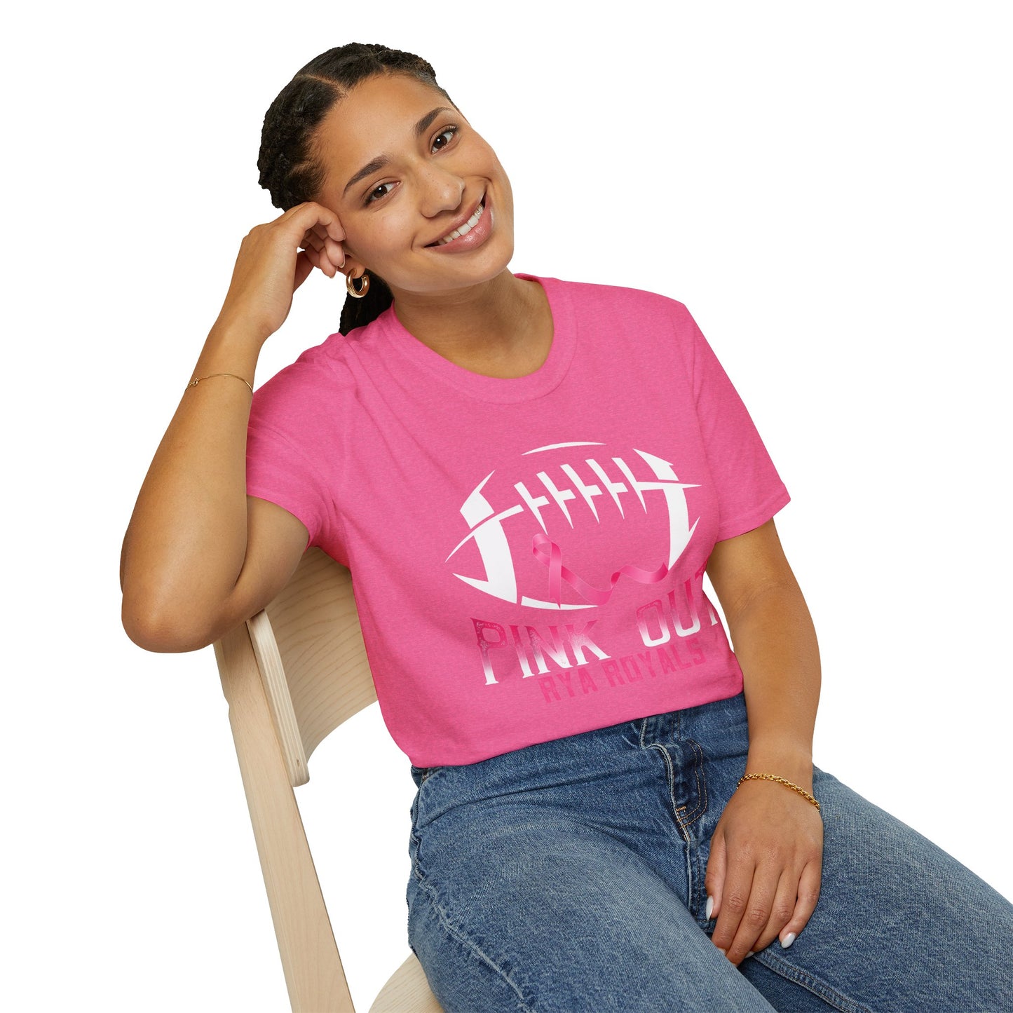 RYA Royals Football Pink-Out T-shirt