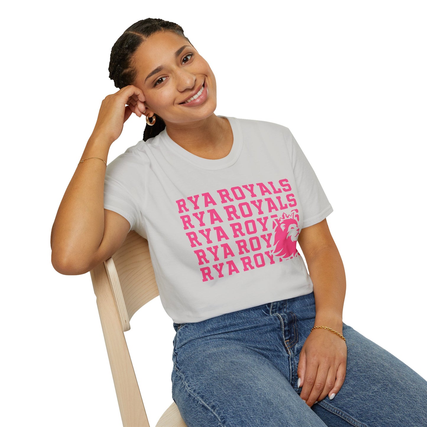 RYA Royals Lion Corner Pink-Out T-shirt