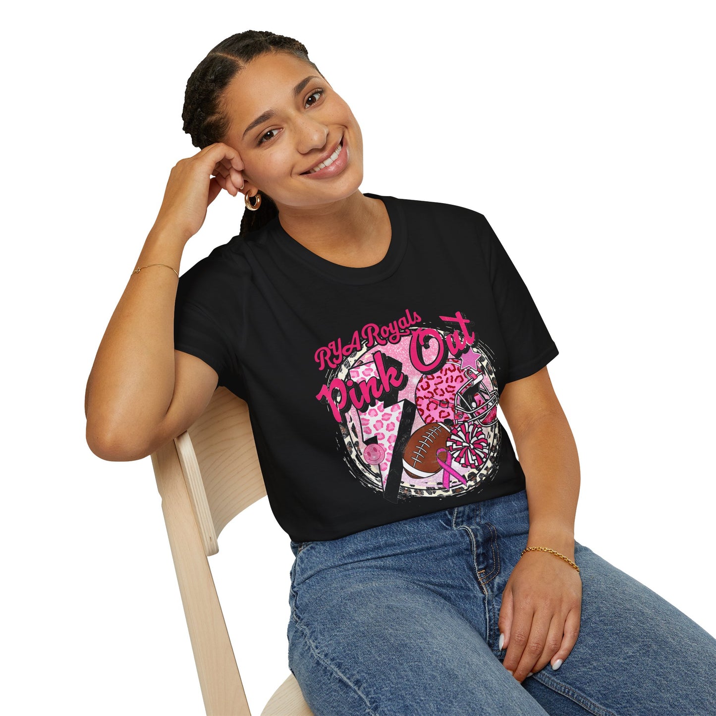 RYA Royals Leopard Pink-Out T-shirt