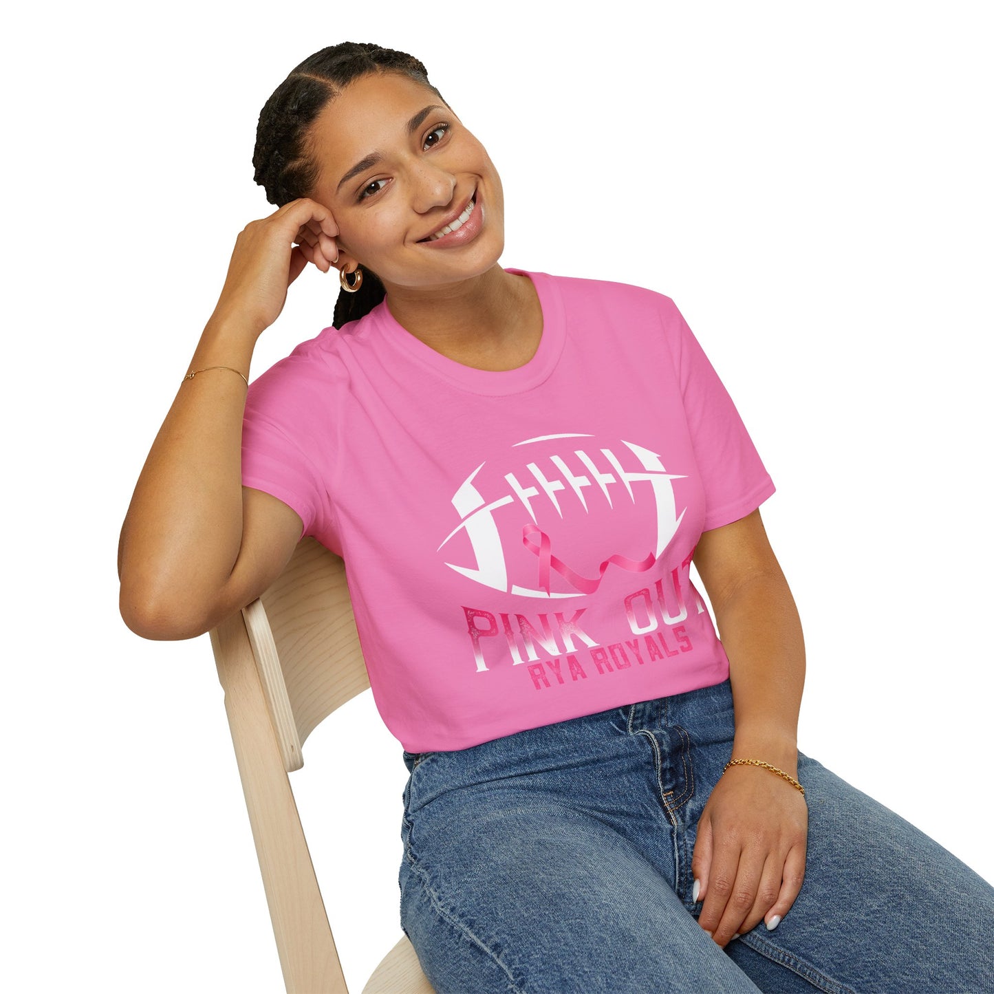 RYA Royals Football Pink-Out T-shirt