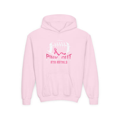 Kids RYA Royals Football Pink-Out Hoodie