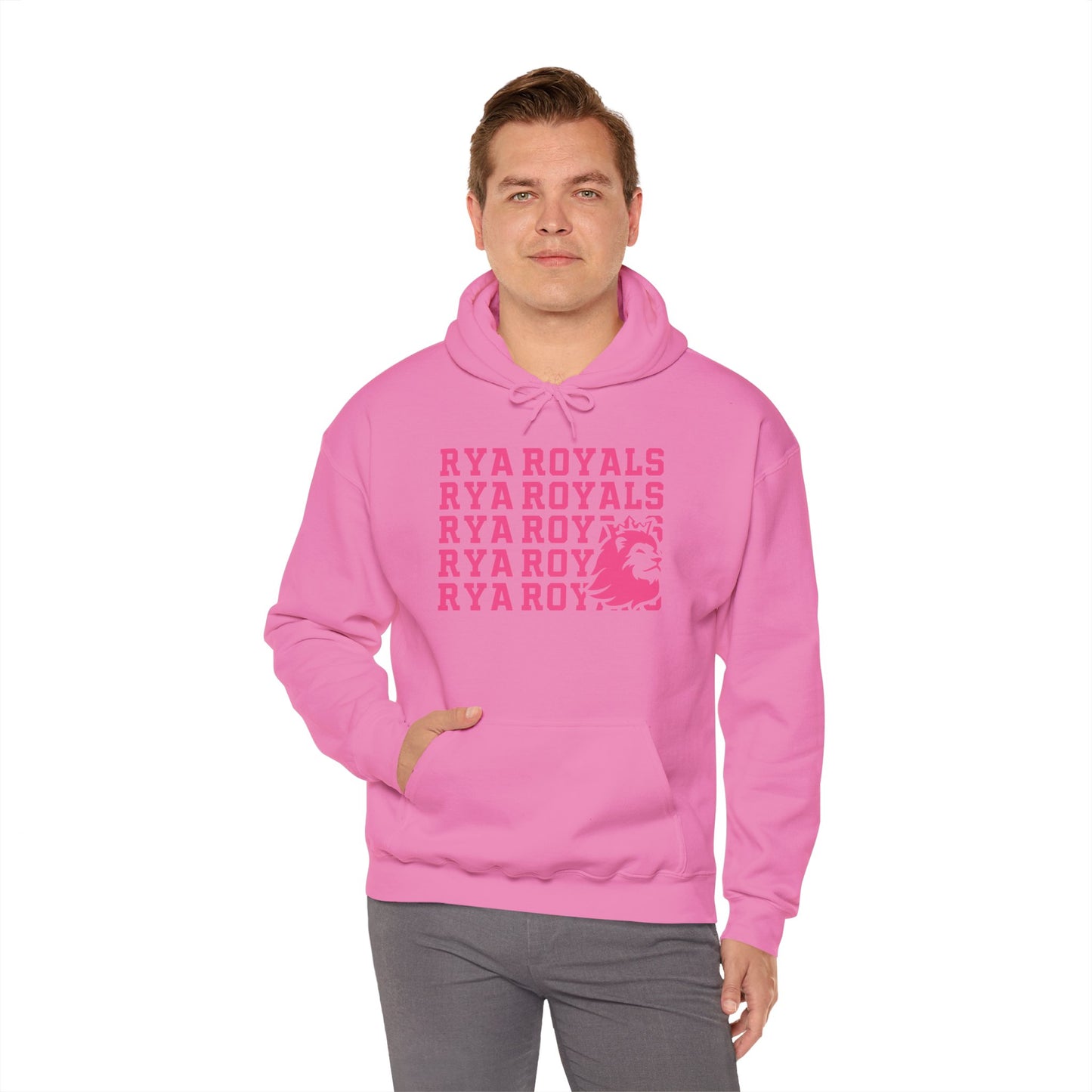RYA Royals Lion Corner Pink-Out Hoodie