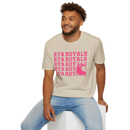 RYA Royals Lion Corner Pink-Out T-shirt