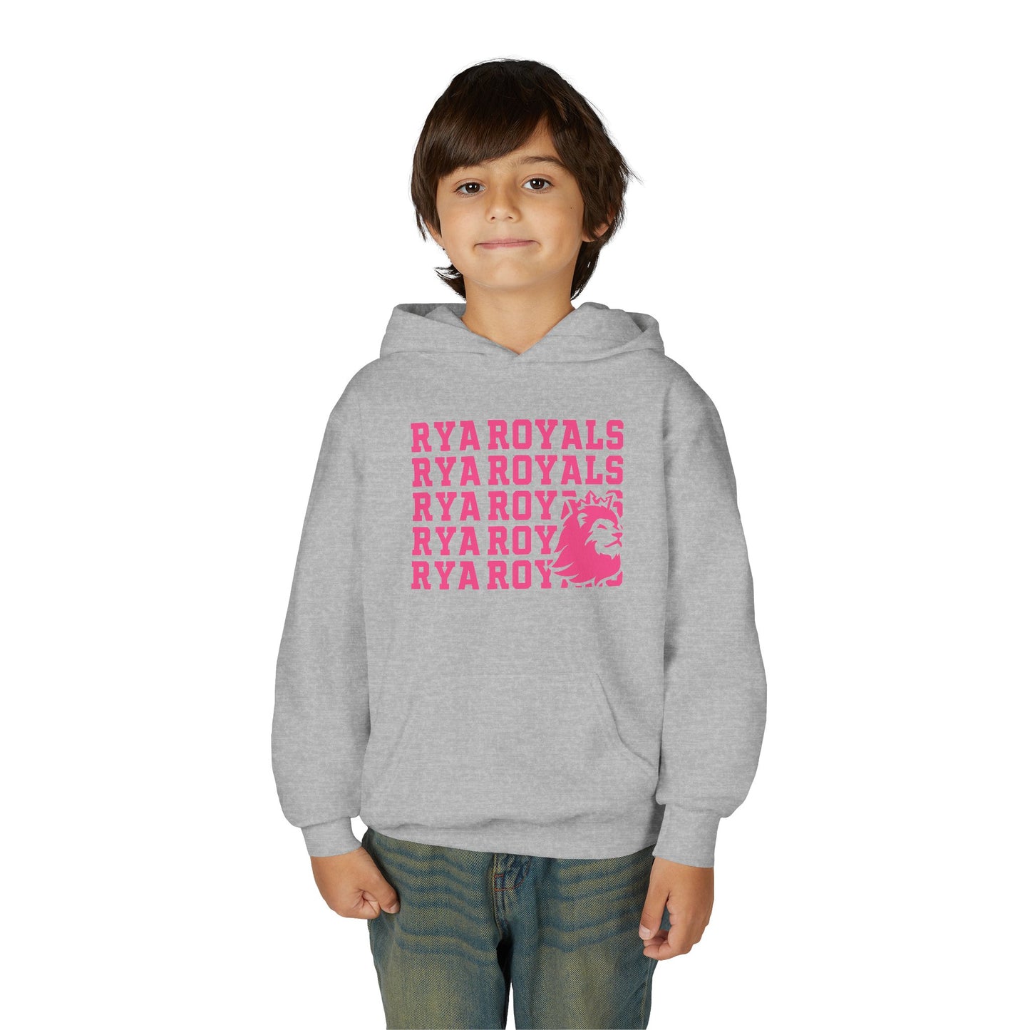 Kids RYA Royals Lion Corner Pink-Out Hoodie