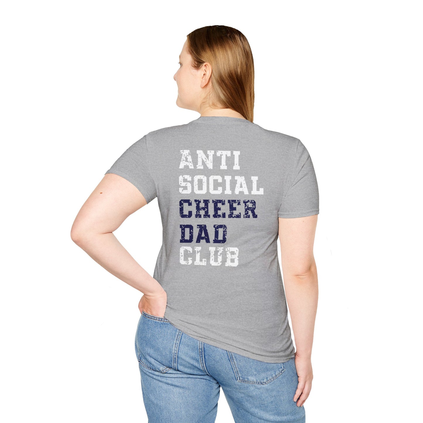 Anti Social Cheer Dad Club Unisex T-Shirt