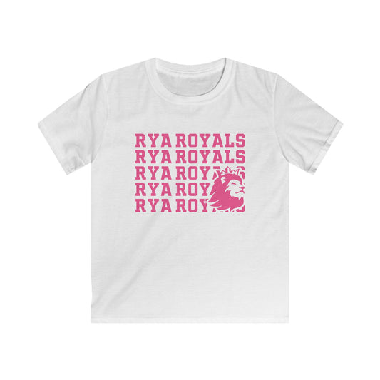 Kids RYA Royals Lion Corner Pink-Out T-shirt