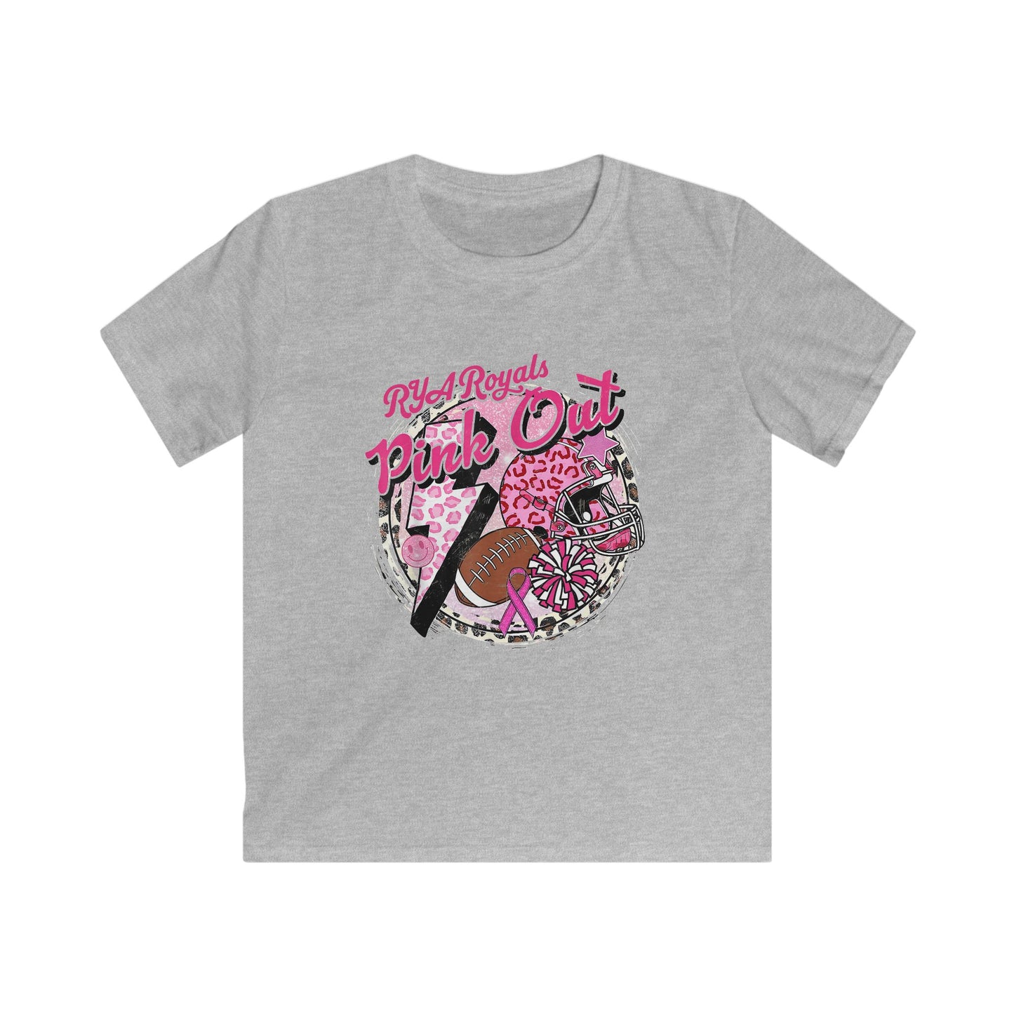 Kids RYA Royals Leopard Pink-Out T-shirt