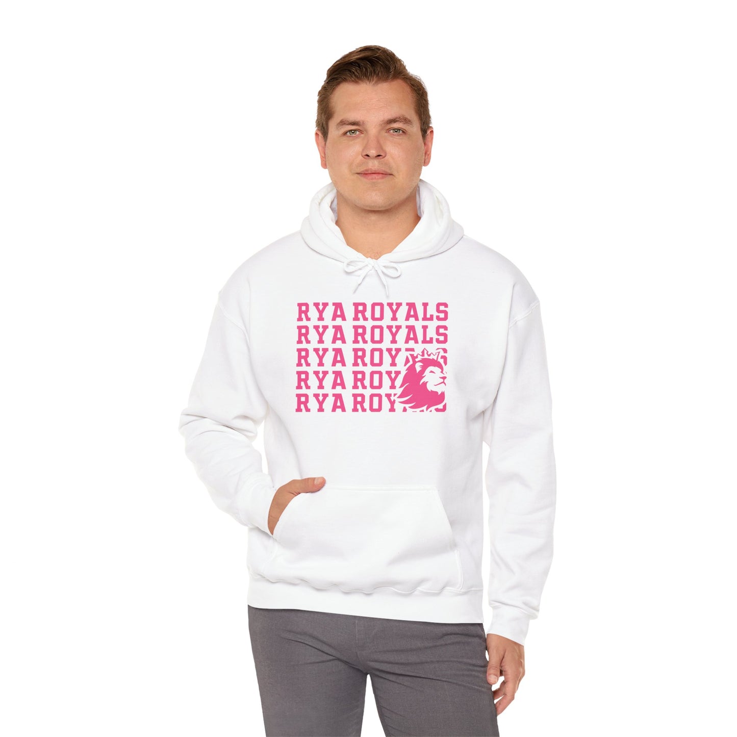 RYA Royals Lion Corner Pink-Out Hoodie