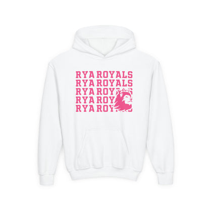Kids RYA Royals Lion Corner Pink-Out Hoodie