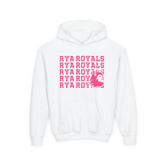 Kids RYA Royals Lion Corner Pink-Out Hoodie