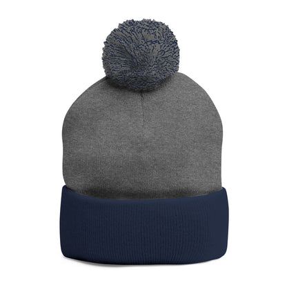 Embroidered RYA Royals Crown Pom-Pom Knit Cap