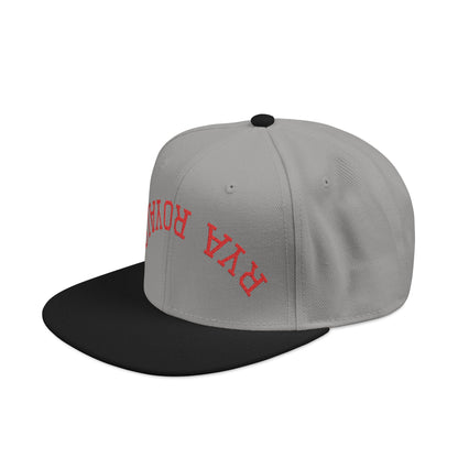 RYA Royals Embroidered Snapback Cap Red Text