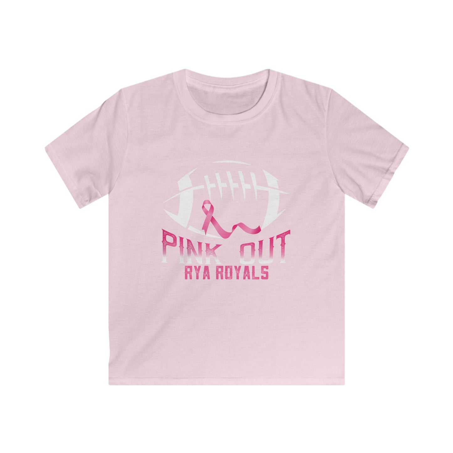 Kids RYA Royals Football Pink-Out T-shirt