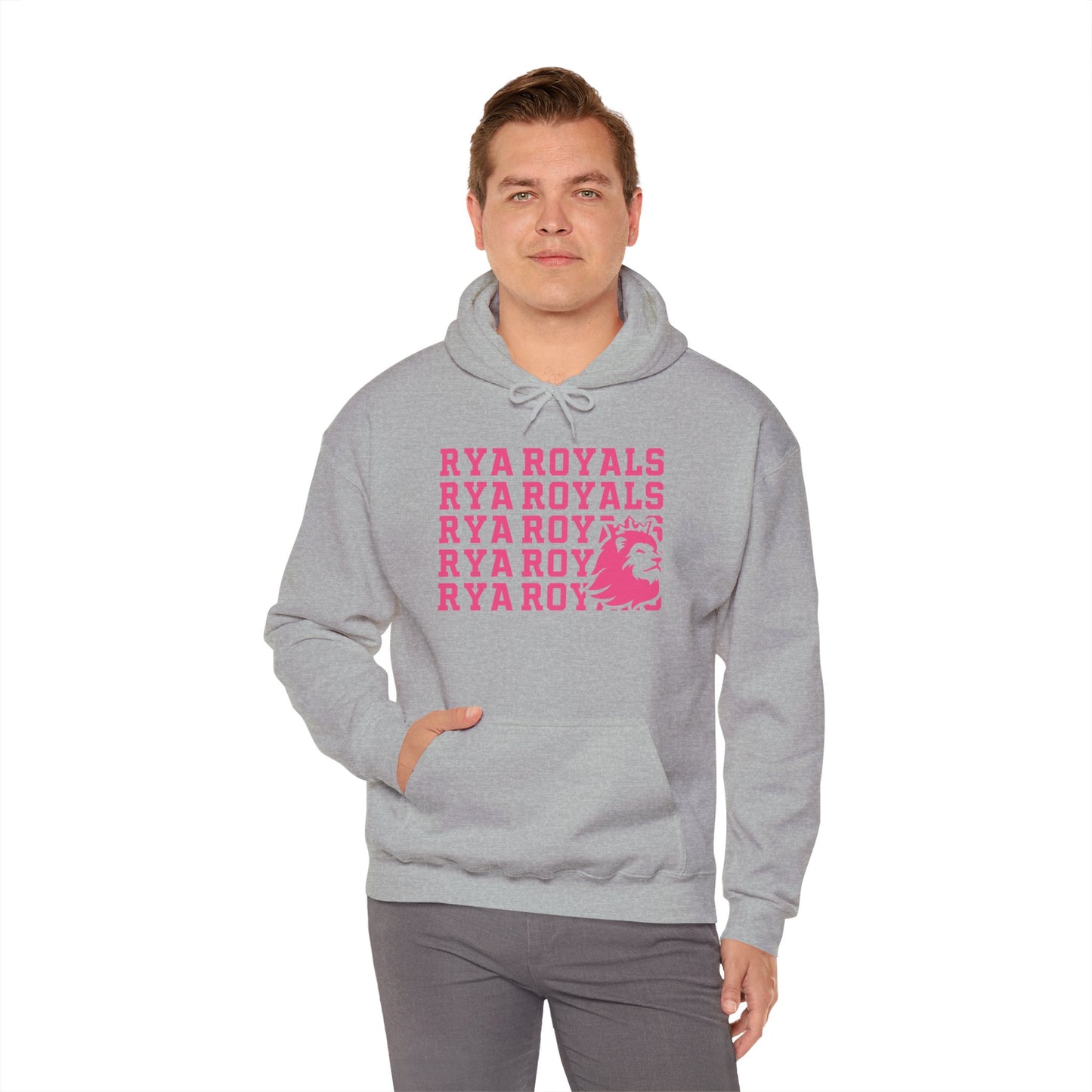 RYA Royals Lion Corner Pink-Out Hoodie