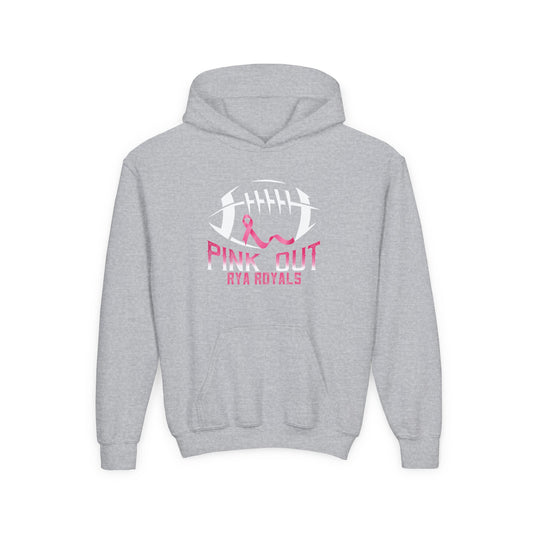 Kids RYA Royals Football Pink-Out Hoodie