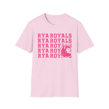 RYA Royals Lion Corner Pink-Out T-shirt