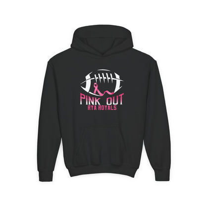 Kids RYA Royals Football Pink-Out Hoodie