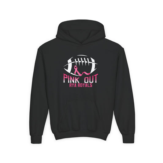 Kids RYA Royals Football Pink-Out Hoodie