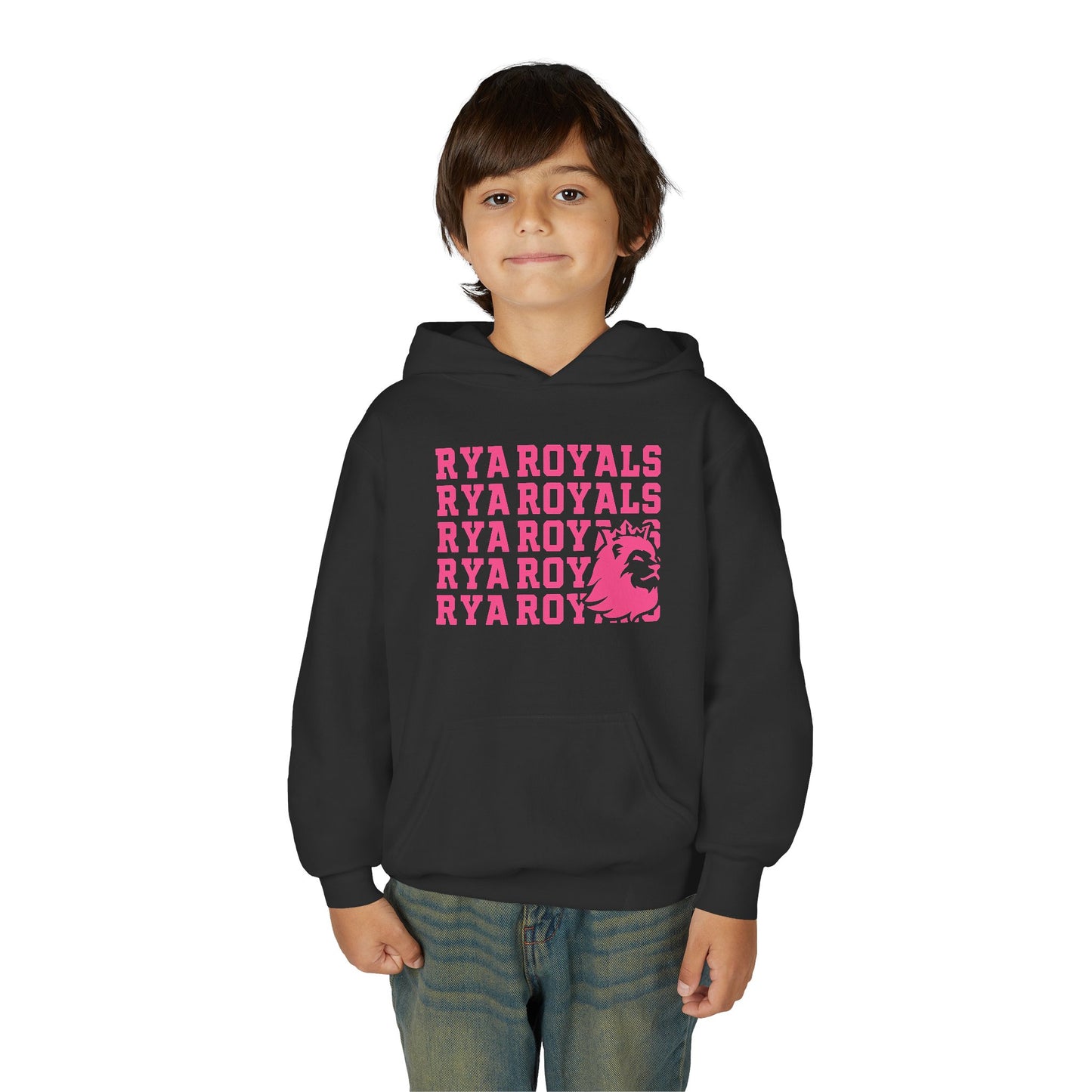 Kids RYA Royals Lion Corner Pink-Out Hoodie