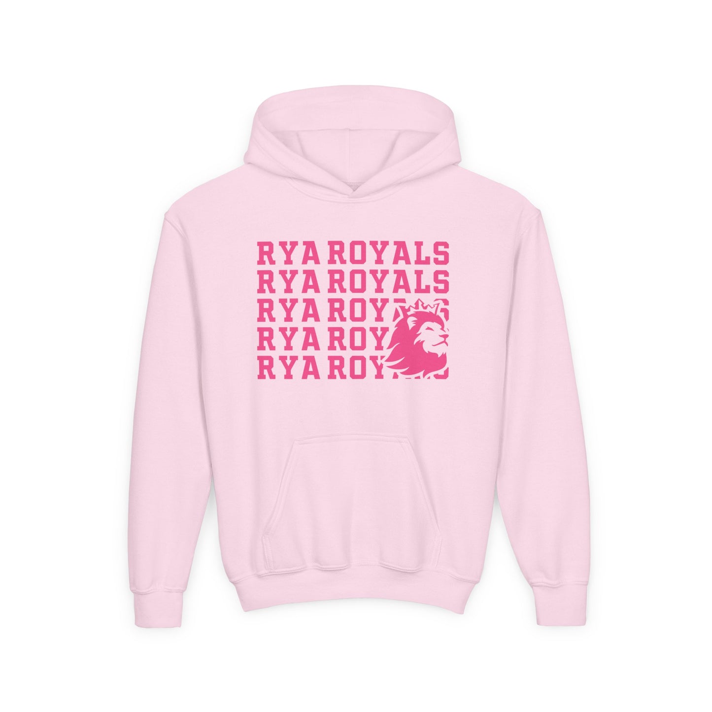 Kids RYA Royals Lion Corner Pink-Out Hoodie