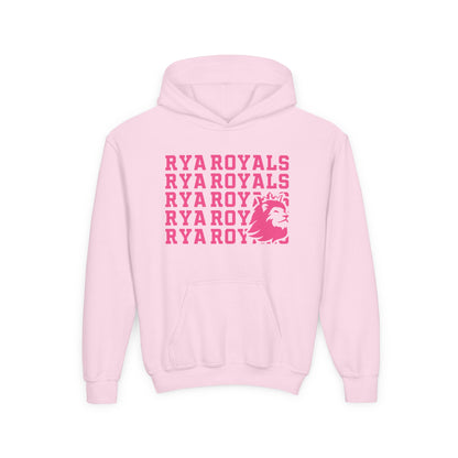 Kids RYA Royals Lion Corner Pink-Out Hoodie