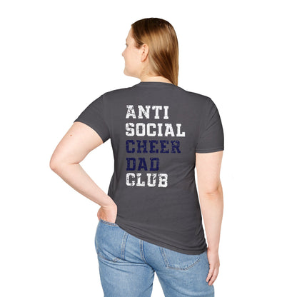 Anti Social Cheer Dad Club Unisex T-Shirt