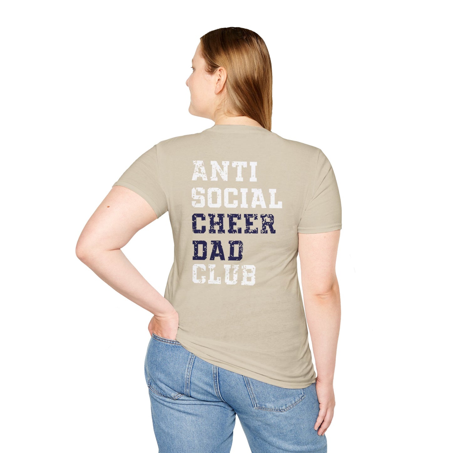 Anti Social Cheer Dad Club Unisex T-Shirt