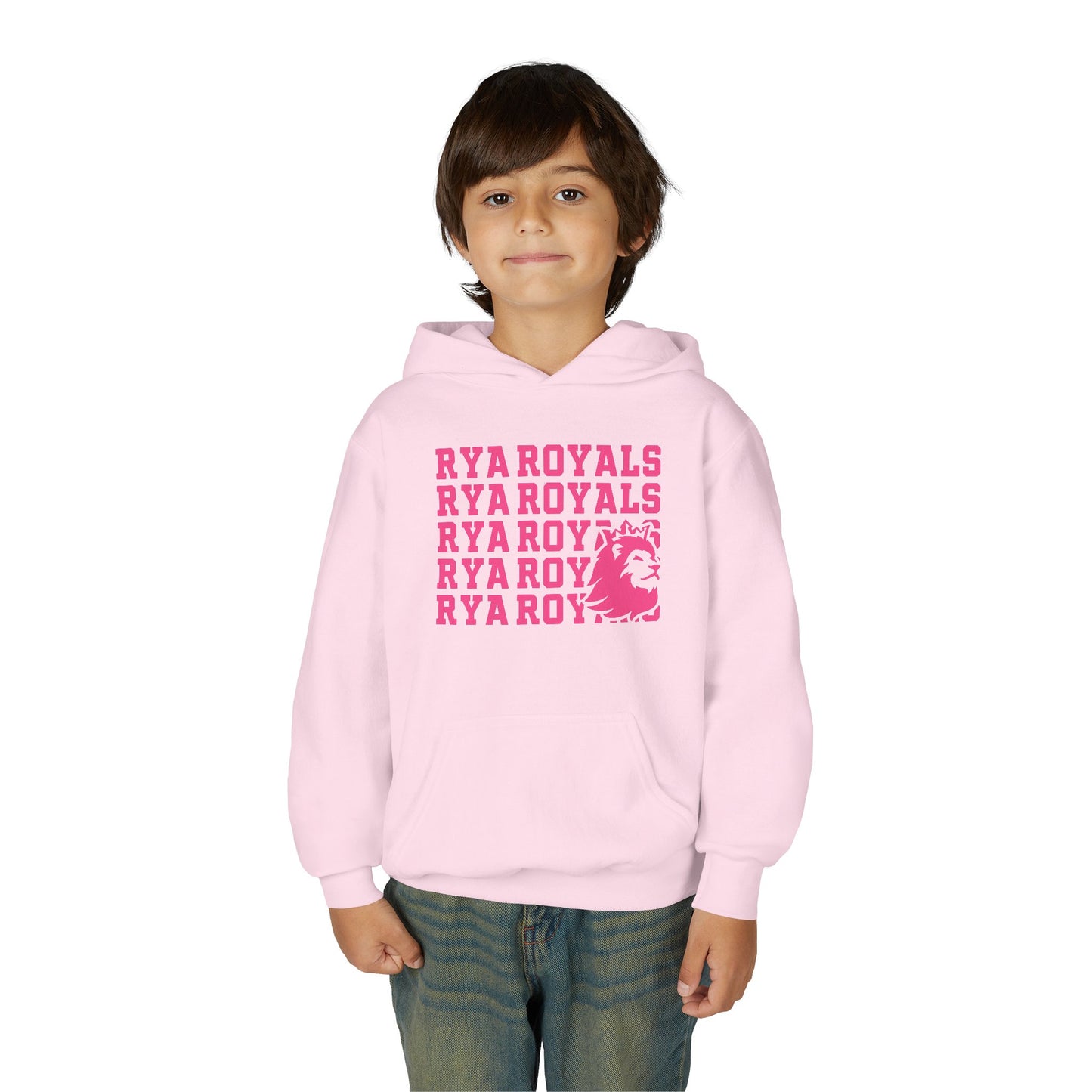 Kids RYA Royals Lion Corner Pink-Out Hoodie