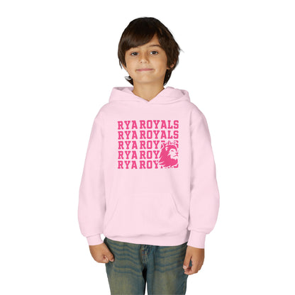 Kids RYA Royals Lion Corner Pink-Out Hoodie