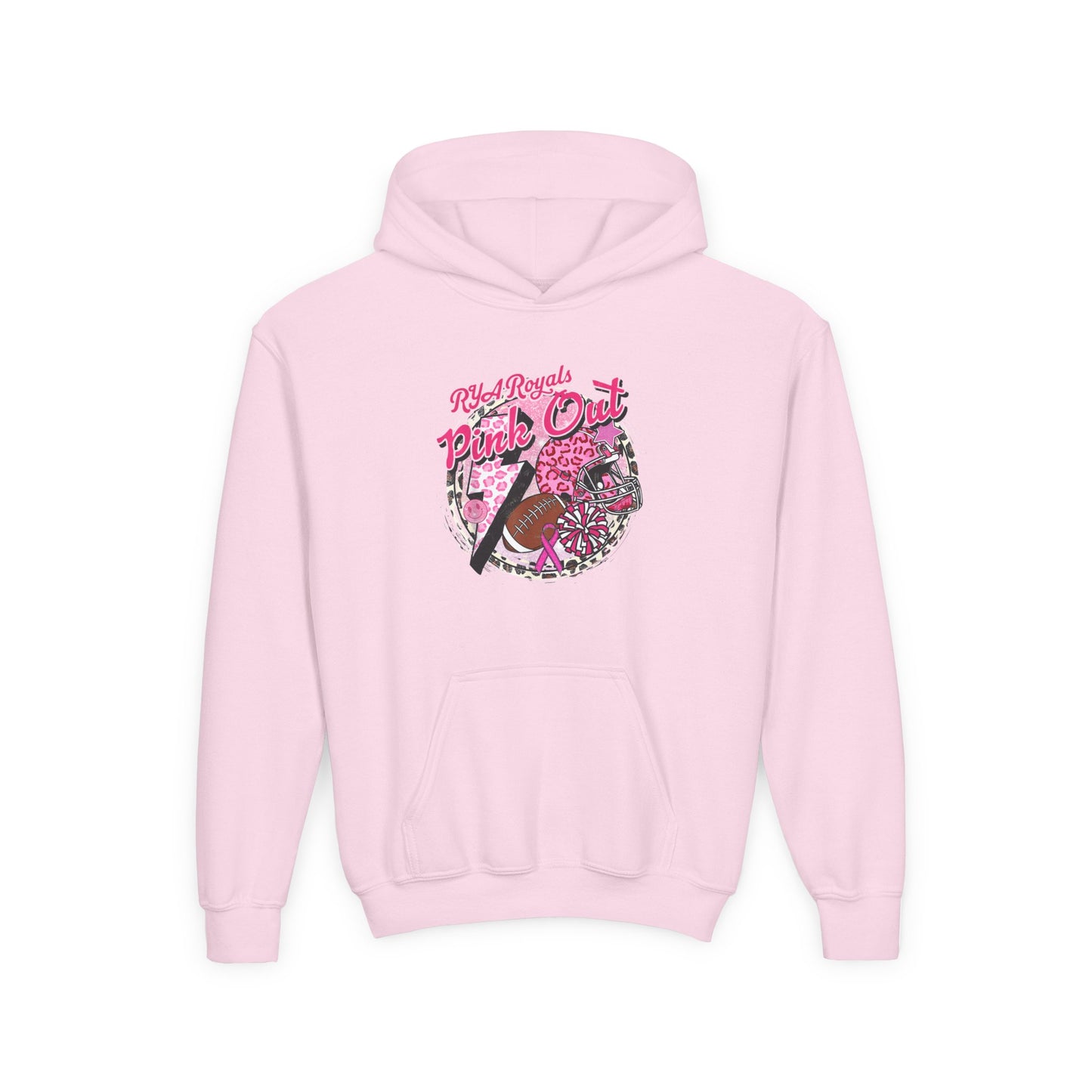Kids RYA Royals Leopard Pink-Out Hoodie