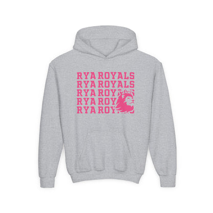 Kids RYA Royals Lion Corner Pink-Out Hoodie