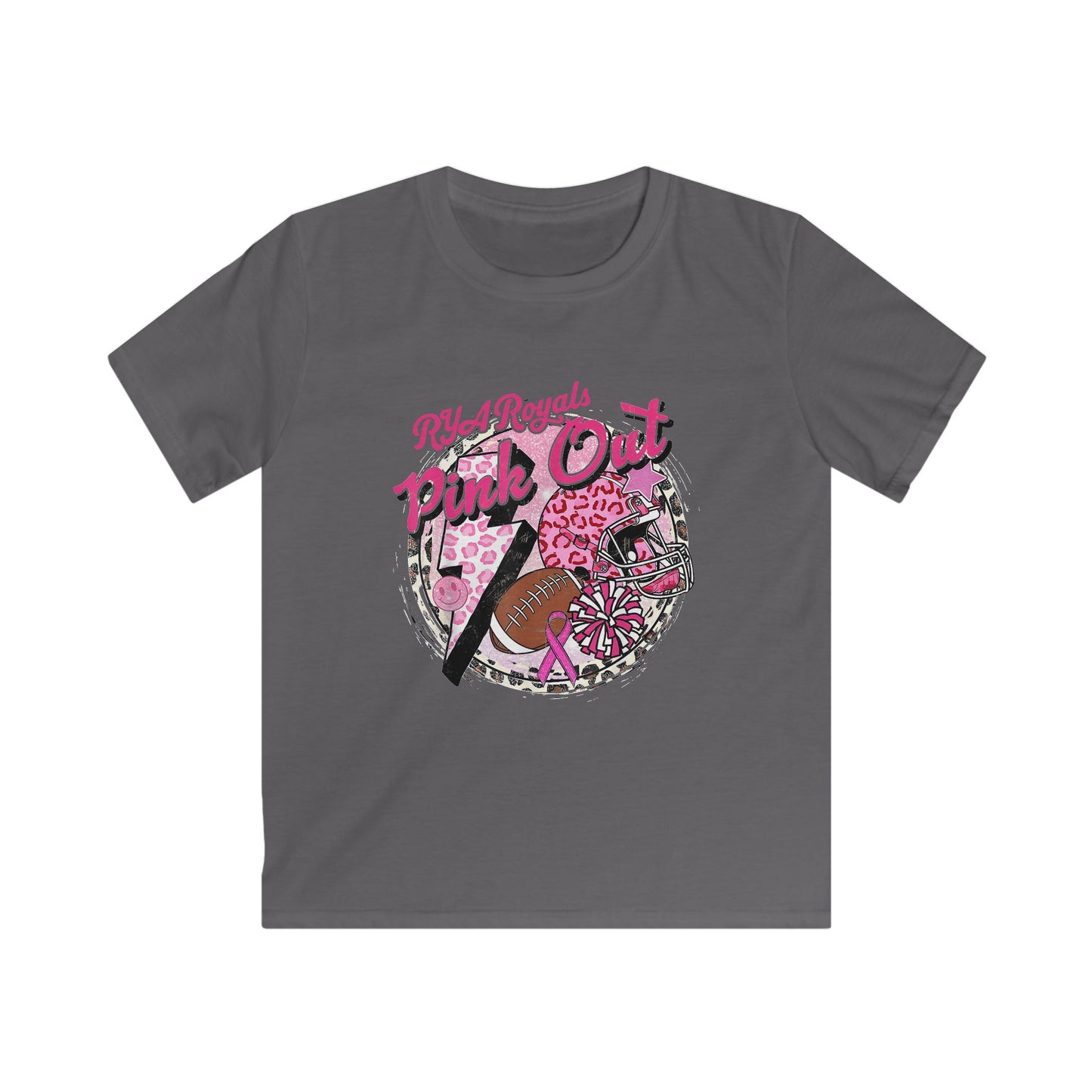 Kids RYA Royals Leopard Pink-Out T-shirt